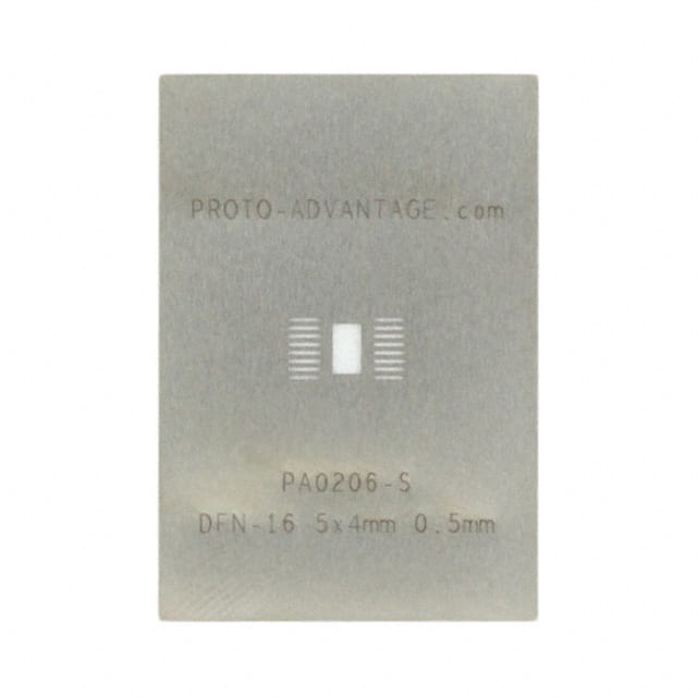 PA0206-S Chip Quik Inc.                                                                    DFN-16 STENCIL