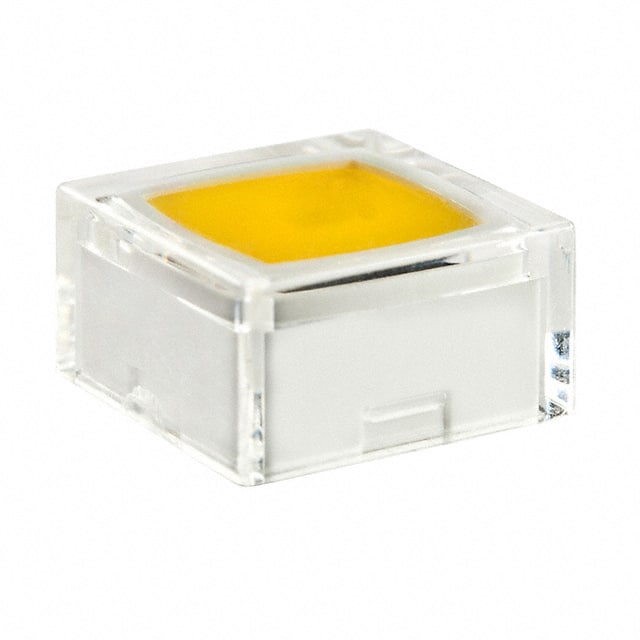 AT4060JE NKK Switches                                                                    CAP TACTILE SQUARE CLEAR/YELLOW