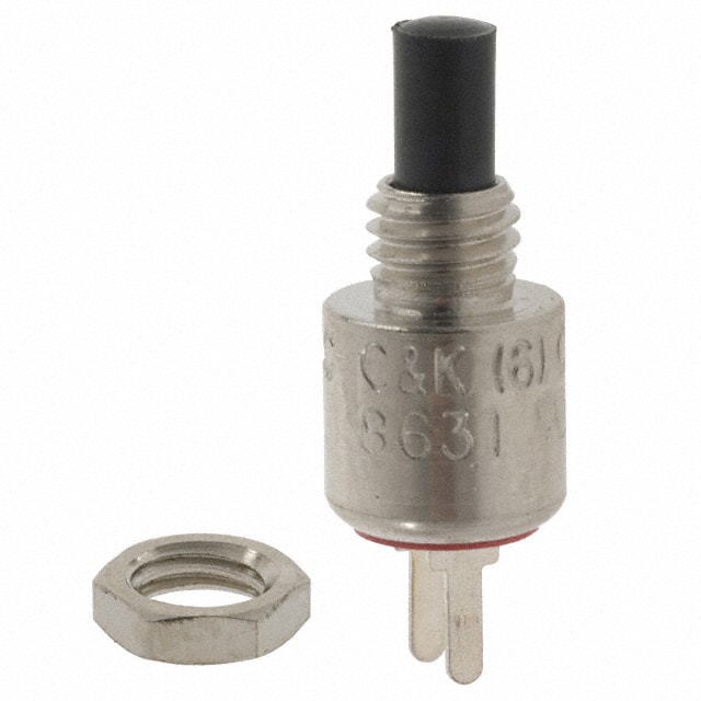 8631CQD2 C&K                                                                    SWITCH PUSH SPST-NO 0.5A 120V