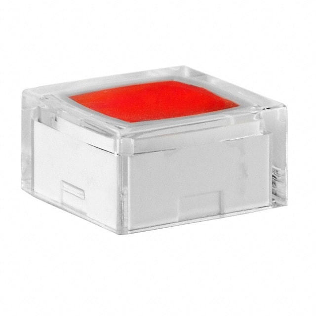 AT4060JC NKK Switches                                                                    CAP TACTILE SQUARE CLEAR/RED