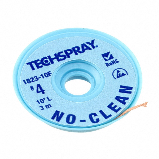 1823-10F Techspray                                                                    NO-CLEAN BLUE #4 BRAID - AS