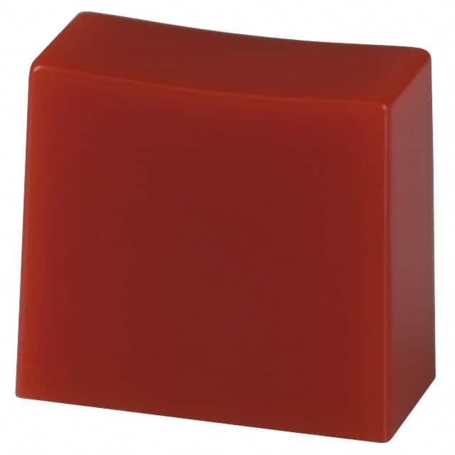 1CRED E-Switch                                                                    CAP PUSHBUTTON RECTANGULAR RED