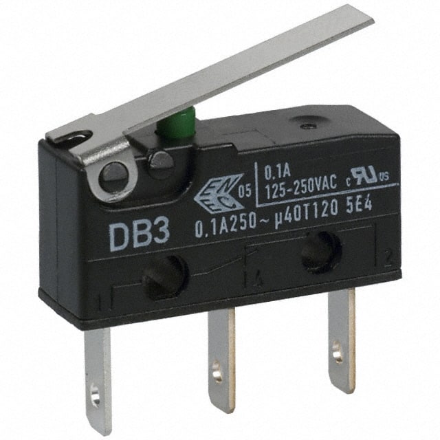 DB3CB1LB ZF Electronics                                                                    SWITCH SNAP ACT SPDT 100MA 125V