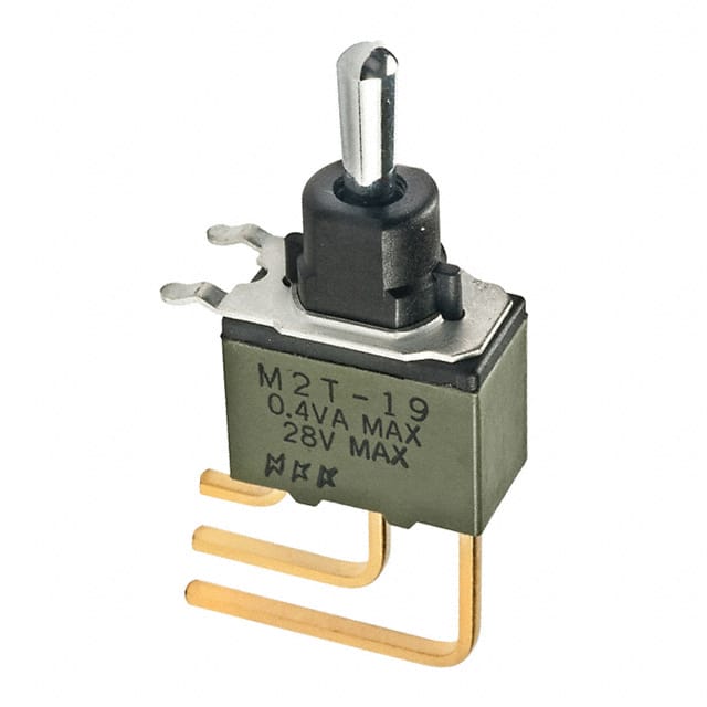 M2T19S4A5G40 NKK Switches                                                                    SWITCH TOGGLE SPDT 0.4VA 28V