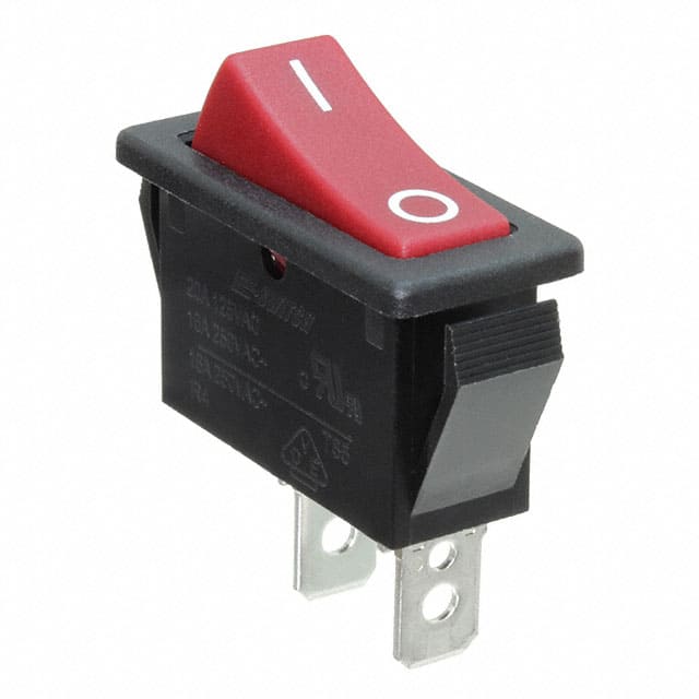 R4ABLKREDFF0 E-Switch                                                                    SWITCH ROCKER SPST 20A 125V