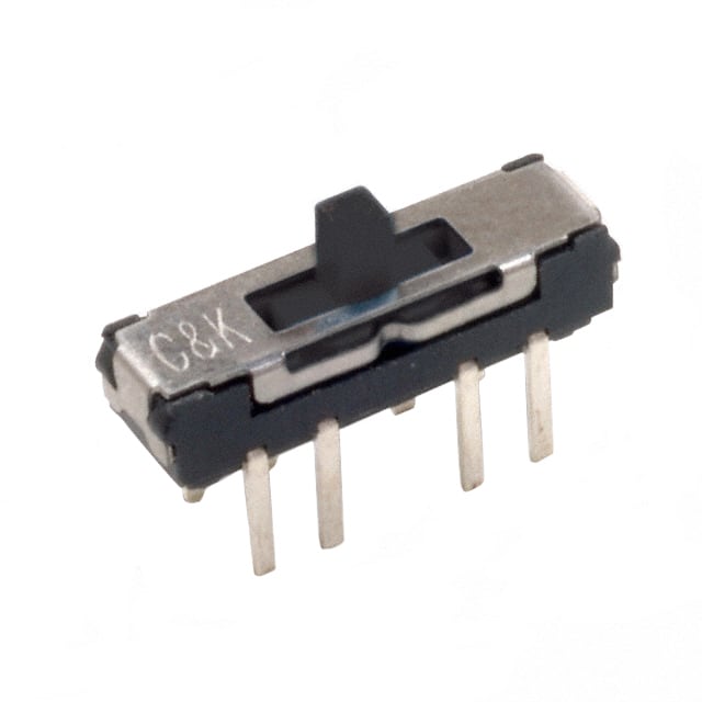 JS203011CQN C&K                                                                    SWITCH SLIDE DP3T 300MA 6V