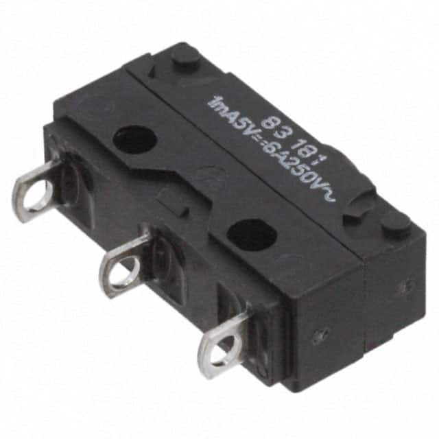 831810C2.0 Crouzet                                                                    SWITCH SNAP ACTION SPDT 6A 250V