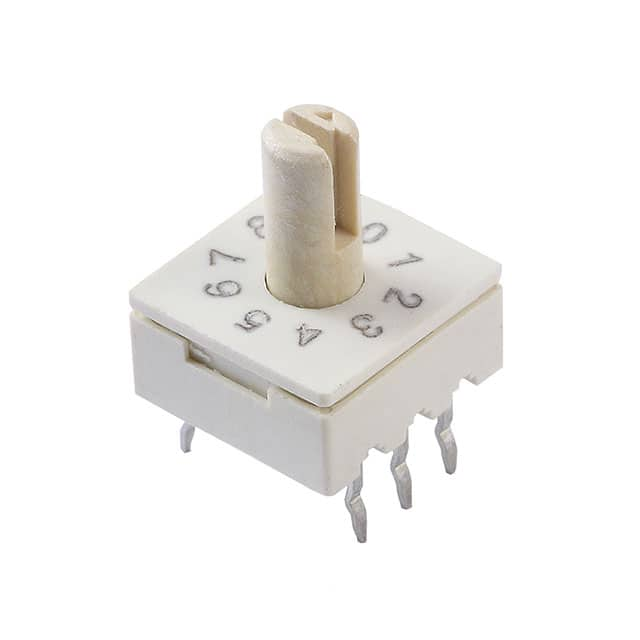 221ADC10 CTS Electrocomponents                                                                    SWITCH ROTARY DIP BCD 100MA 50V