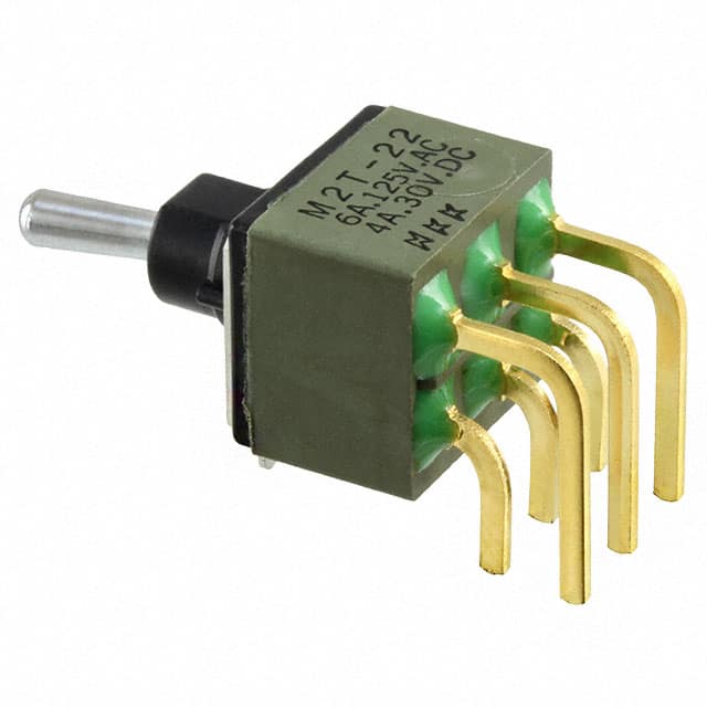 M2T22S4A5A30 NKK Switches                                                                    SWITCH TOGGLE DPDT 6A 125V