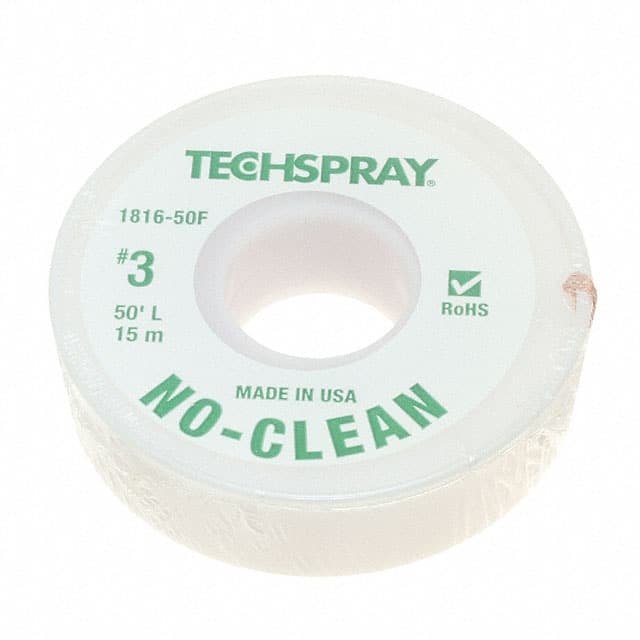 1816-50F Techspray                                                                    NO-CLEAN GREEN #3 BRAID