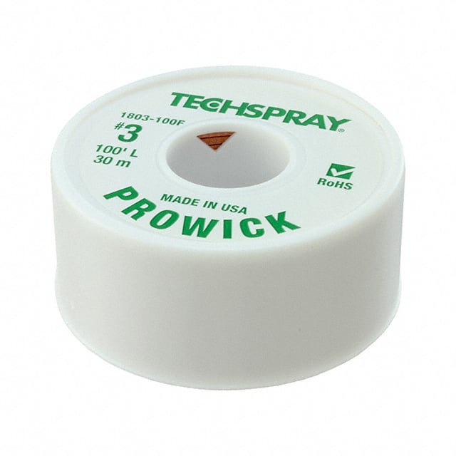 1803-100F Techspray                                                                    PRO WICK GREEN #3 BRAID