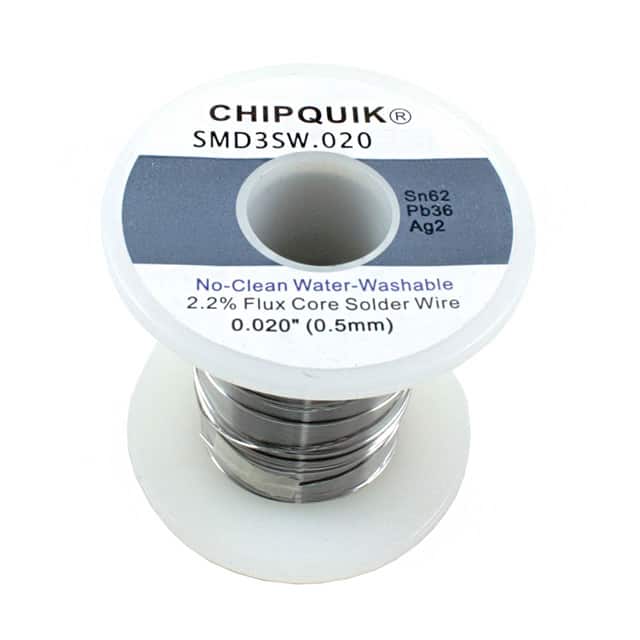 SMD3SW.020 8OZ Chip Quik Inc.                                                                    SOLDER WIRE 62/36/2 TIN/LEAD/SIL
