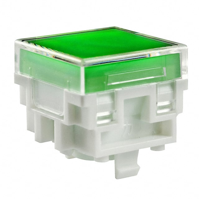 AT4176JF NKK Switches                                                                    CAP PUSHBUTTON SQUARE CLEAR/GRN