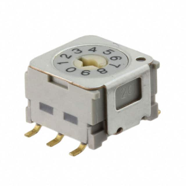 ND3FR10P-R NKK Switches                                                                    SWITCH ROTARY DIP BCD 100MA 5V