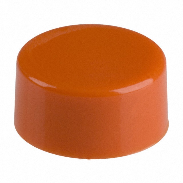 465804000 C&K                                                                    CAP PUSHBUTTON ROUND ORANGE