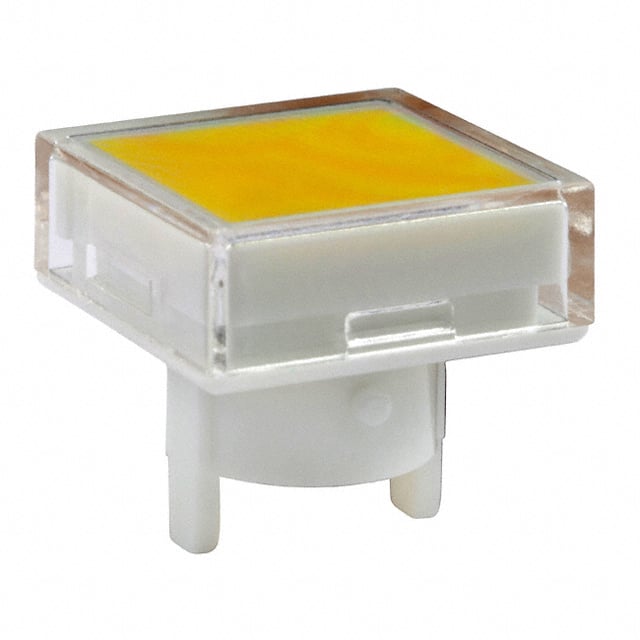 AT487JE NKK Switches                                                                    CAP PUSHBUTTON SQUARE CLEAR/YEL