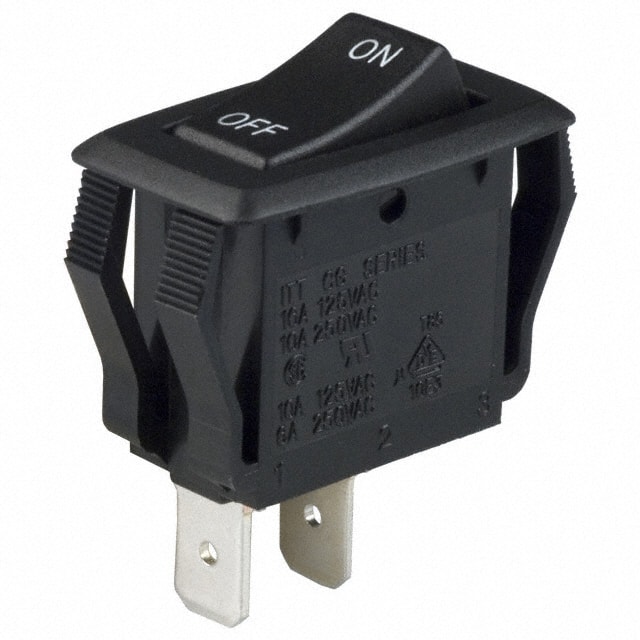 CG102J12S205DQF C&K                                                                    SWITCH ROCKER SPST 16A 125V