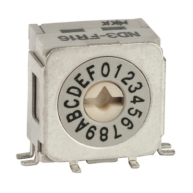 ND3FR16H NKK Switches                                                                    SWITCH ROTARY DIP HEX 100MA 5V