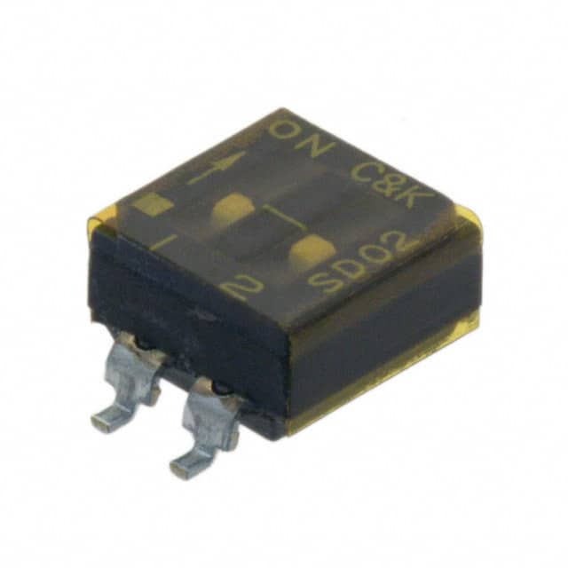 SD02H0SB C&K                                                                    SWITCH SLIDE DIP SPST 100MA 25V