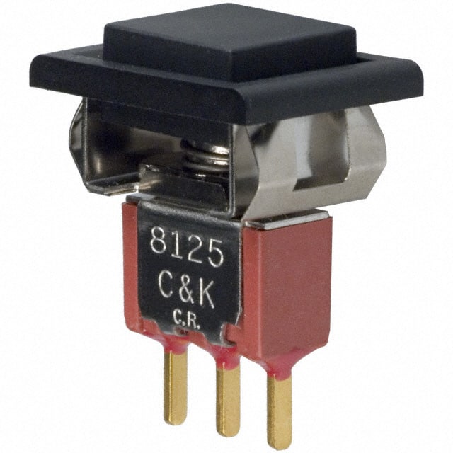 8125J81Z3BE22 C&K                                                                    SWITCH PUSH SPDT 0.4VA 20V