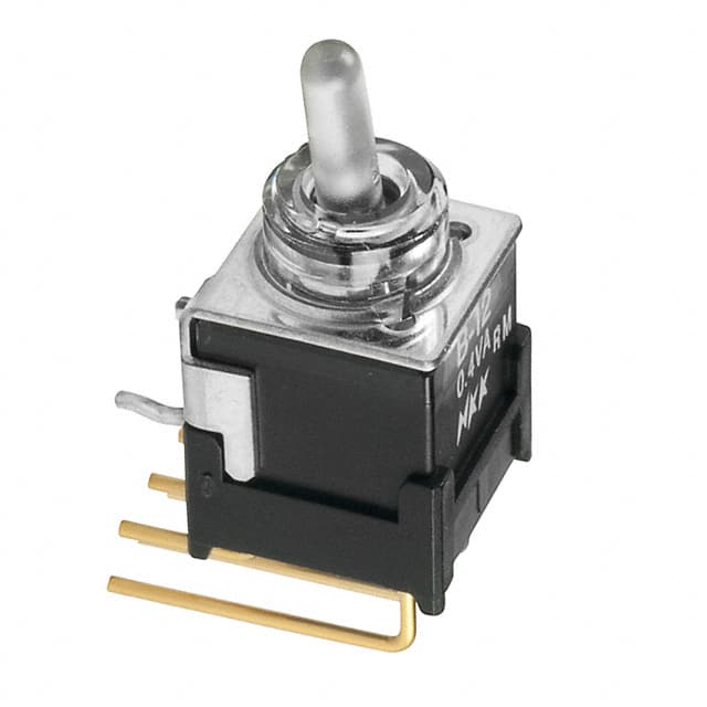 B12JJHCF NKK Switches                                                                    SWITCH TOGGLE SPDT 0.4VA 28V