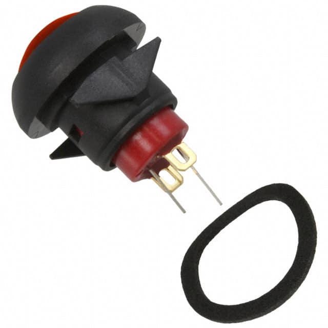 RP8100B1M1CEBLKBLKRED E-Switch                                                                    SWITCH PB SPST-NO 0.125A 125V