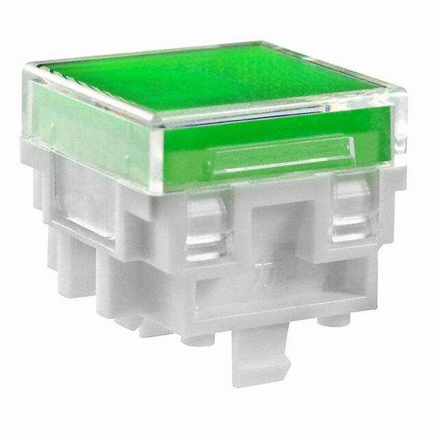 AT4162JF NKK Switches                                                                    CAP PUSHBUTTON SQUARE CLEAR/GRN