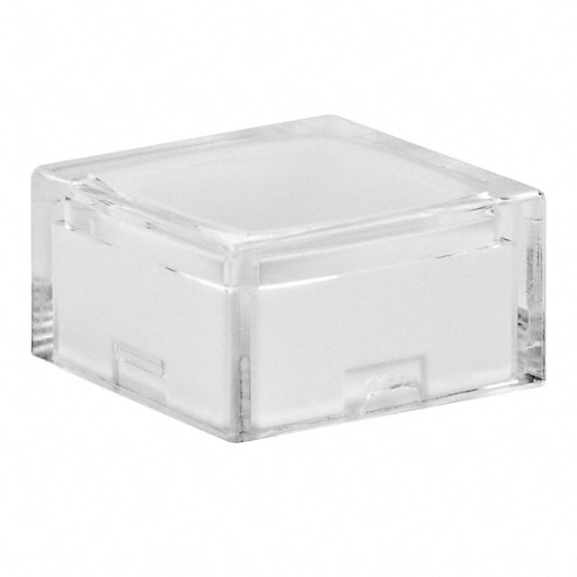 AT4060JB NKK Switches                                                                    CAP TACTILE SQUARE CLEAR/WHITE