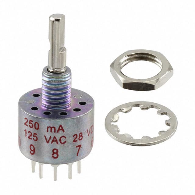 MA04L1NCQD C&K                                                                    SWITCH ROTARY 4POS 250MA 125V