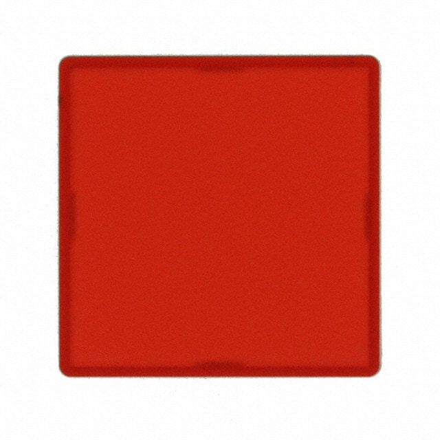 5.49077.0111306 RAFI USA                                                                    LENS PUSHBUTTON RED SQUARE