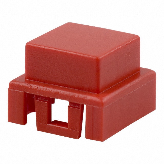 BTNK0140 C&K                                                                    CAP TACTILE SQUARE RED