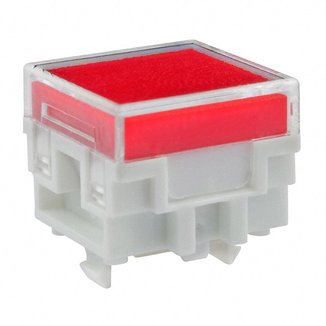 AT477JC NKK Switches                                                                    CAP PUSHBUTTON SQUARE CLEAR/RED