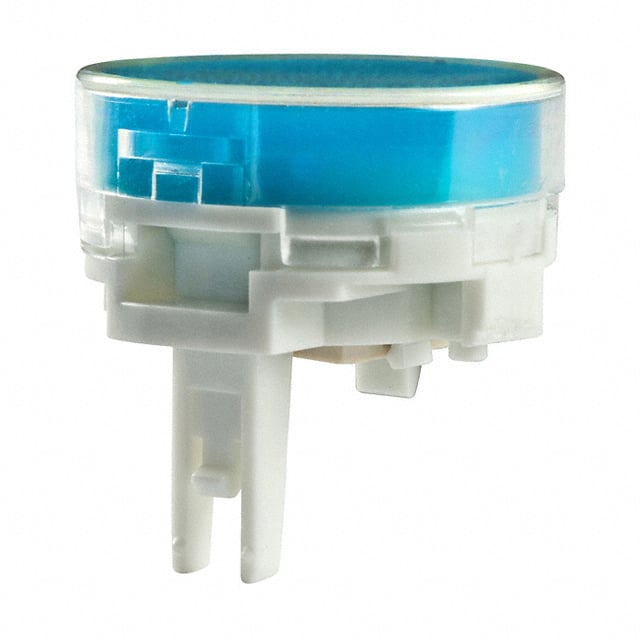 AT4013JG NKK Switches                                                                    CAP PUSHBUTTON ROUND CLEAR/BLUE