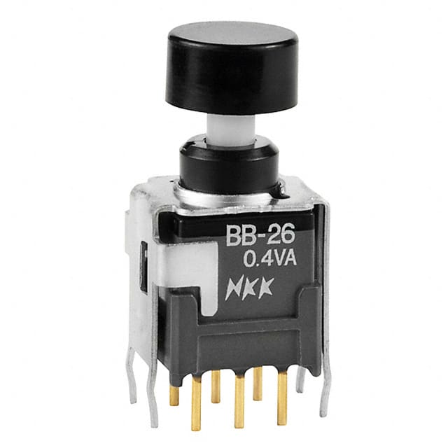 BB26AB-HA NKK Switches                                                                    SWITCH PUSH DPDT 0.4VA 28V