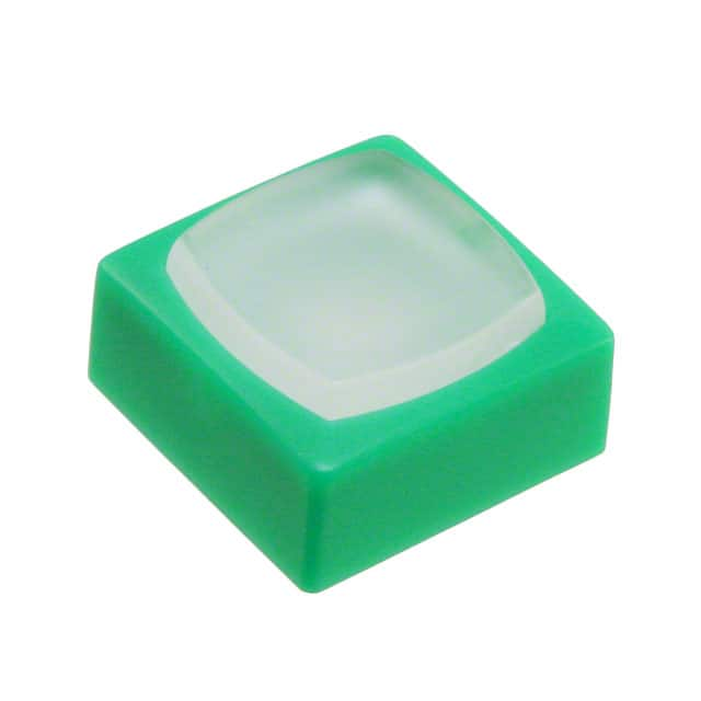 AT4076BF NKK Switches                                                                    CAP TACTILE SQUARE WHITE/GREEN