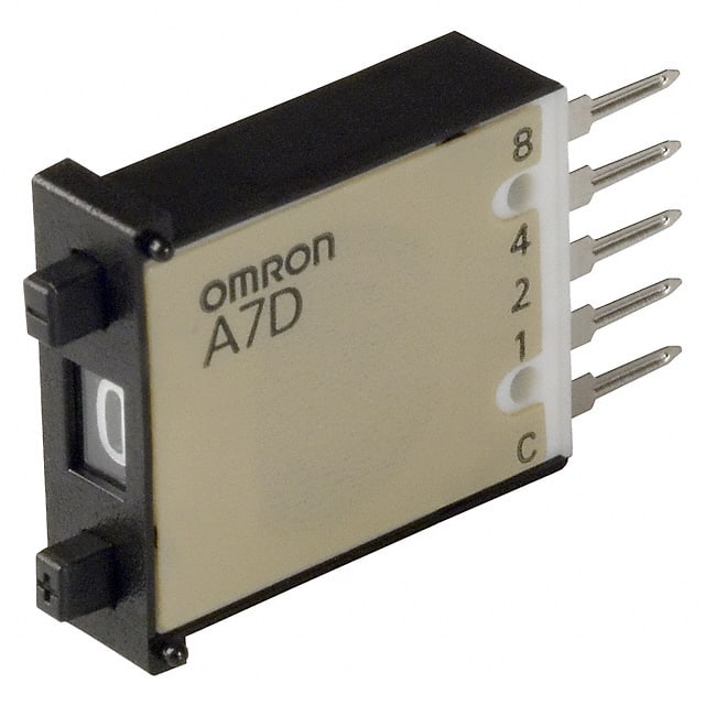 A7D-206-1 Omron Electronics Inc-EMC Div                                                                    SWITCH THUMB BCD 0.1A 30V