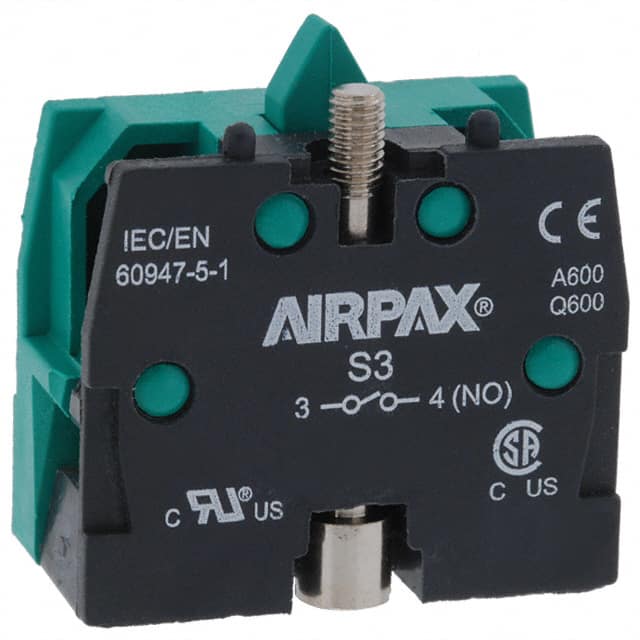 S3 Sensata-Airpax                                                                    CONTACT BLOCK SPST-NO GOLD PLT