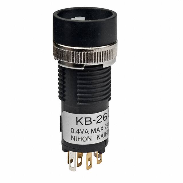 KB26CKG01 NKK Switches                                                                    SWITCH PUSH DPDT 0.4VA 28V