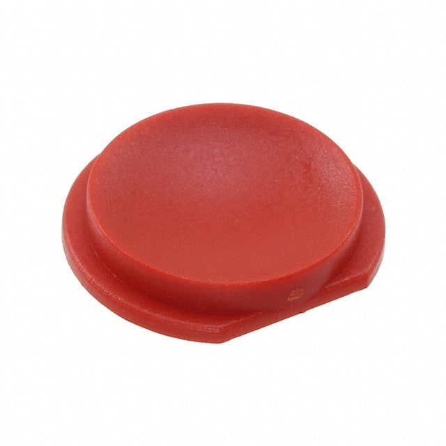 10G08 MEC Switches                                                                    CAP TACTILE ROUND RED 6C