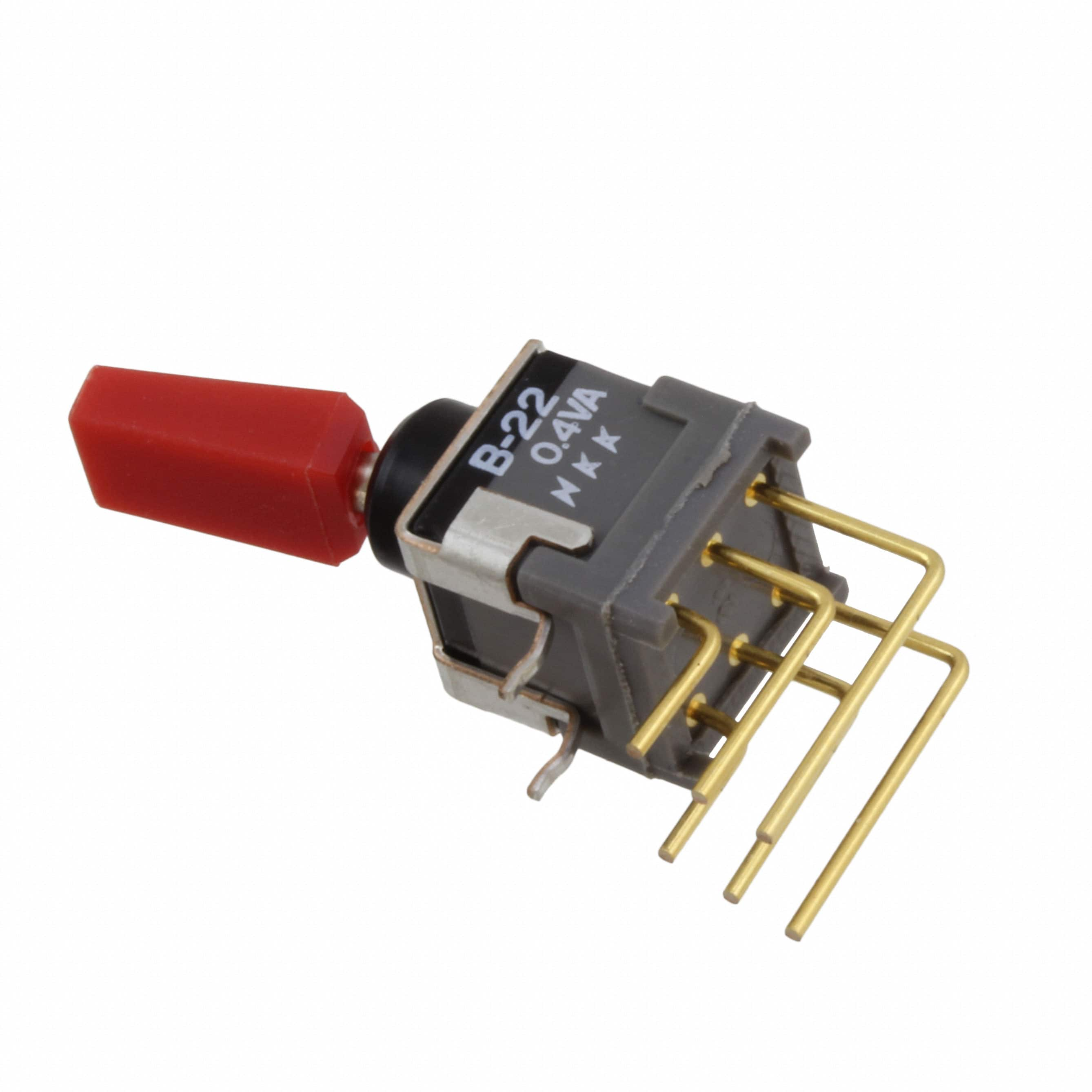 B22KV-AC NKK Switches                                                                    SWITCH TOGGLE DPDT 0.4VA 28V