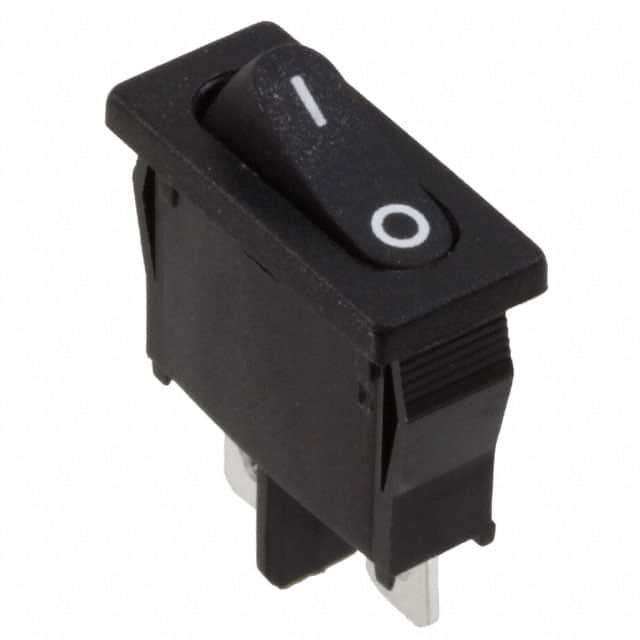 R6BBLKBLKFF E-Switch                                                                    SWITCH ROCKER SPST-NO 10A 125V