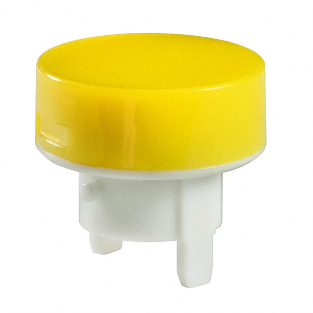 AT486EB NKK Switches                                                                    CAP PUSHBUTTON ROUND YEL/WHITE