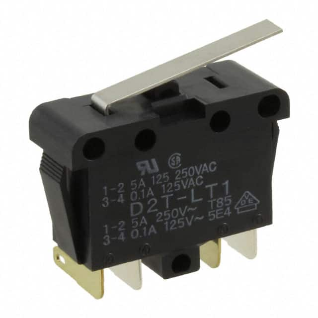 D2T-LT1 Omron Electronics Inc-EMC Div                                                                    SWITCH SNAP ACT DPST-NO 5A 125V