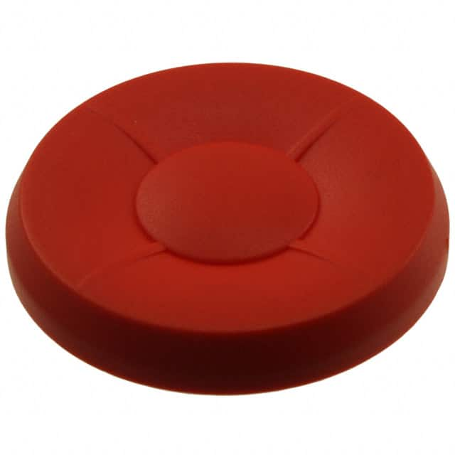 1ZW08 MEC Switches                                                                    CAP TACTILE ROUND RED