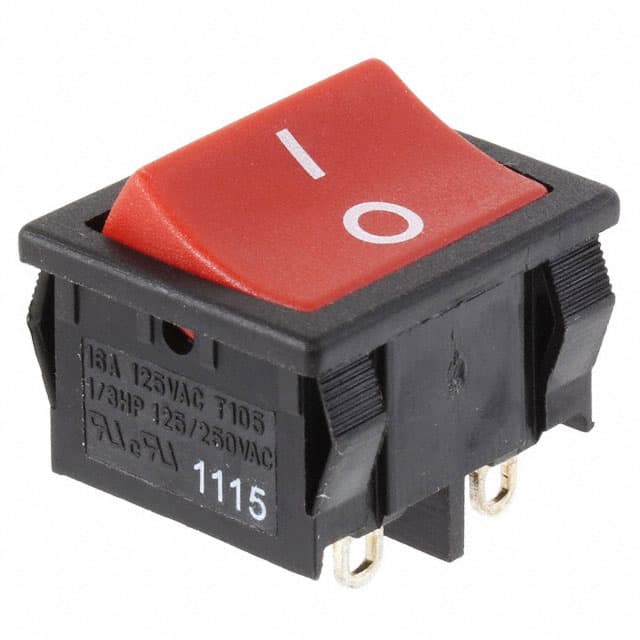 RA45HC1911 E-Switch                                                                    SWITCH ROCKER DPDT 16A 125V