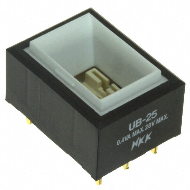 UB25RKG03N NKK Switches                                                                    SWITCH PUSH DPDT 0.4VA 28V