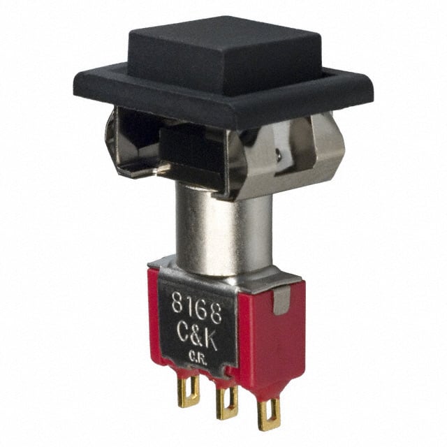 8168J81ZBE22 C&K                                                                    SWITCH PUSH SPDT 0.4VA 20V