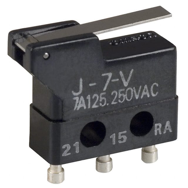 J-7-V Omron Electronics Inc-EMC Div                                                                    SWITCH SNAP ACTION SPDT 7A 250V