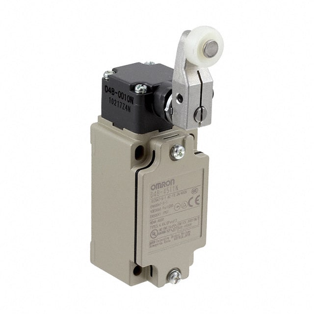 D4B-4511N Omron Automation and Safety                                                                    SWITCH SNAP ACTION DPST 10A 120V