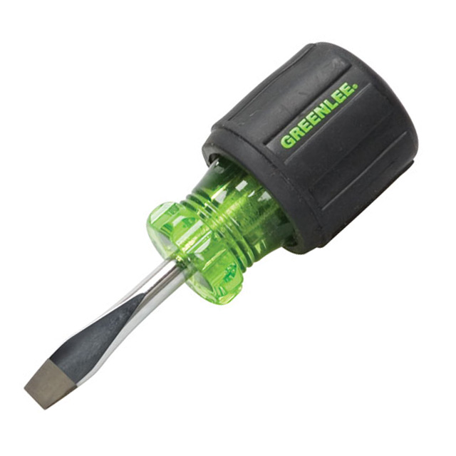 0153-28C Greenlee Communications                                                                    SCREWDRIVER SLOTTED 1/4